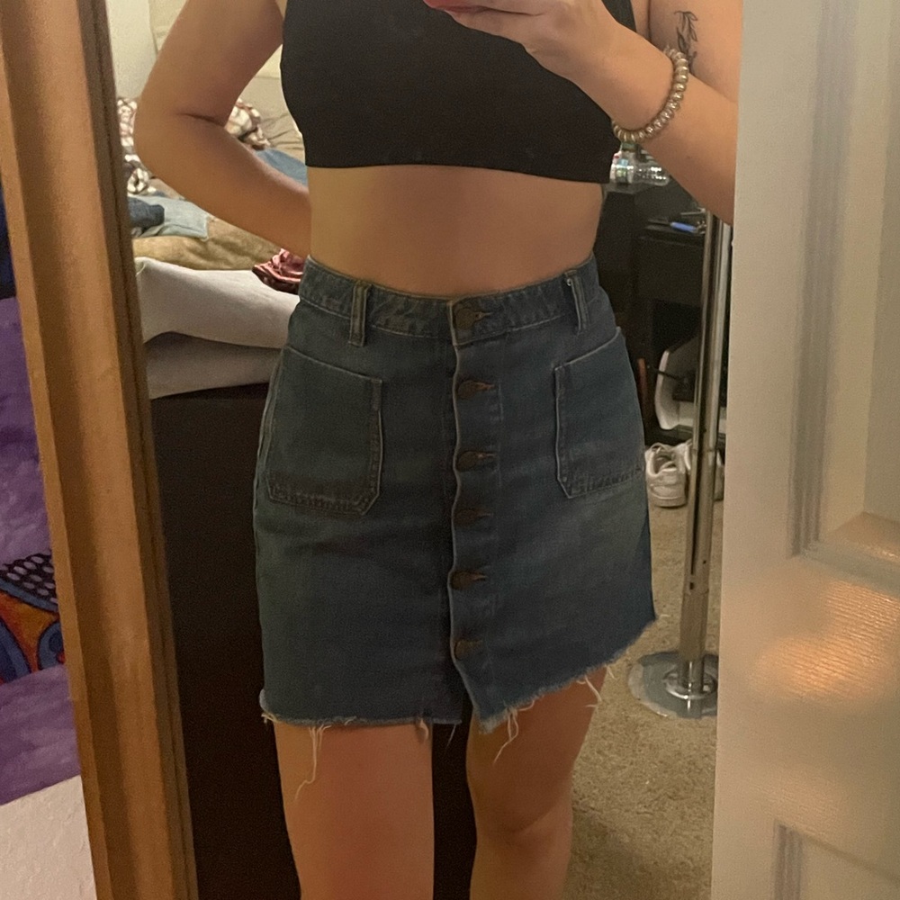 Jean Mini Skirt